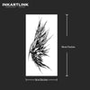 Wing Temporary Tattoo Sticker | Waterproof | Lasts up to 15 Days | Semi-Permanent | Feather Design