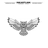 Owl Temporary Tattoo Stickers | Magic Tattoos | Herbal Juice Tattoos | Lasts 1-2 Weeks | Realistic Fake Tattoos