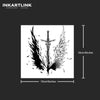 The Sword Temporary Tattoo Sticker | Waterproof Magic Tattoo | Lasts to 15 Days Fake Tattoo | Semi Permanent Tattoo