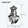 Buddha and Demon Temporary Tattoo Sticker, Waterproof Magic Tattoo, Lasts to 15 Days Fake Tattoo, Semi Permanent Tattoo.