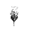 15-Day Sword Heart Temporary Tattoo: Waterproof & Semi-Permanent Magic Tattoo Sticker