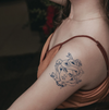 Medusa Temporary Tattoo Stickers | Magic Tattoos | Herbal Juice Tattoos | Lasting 1-2 Weeks | Realistic Fake Tattoos