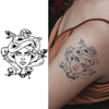 Medusa Temporary Tattoo Stickers | Magic Tattoos | Herbal Juice Tattoos | Lasting 1-2 Weeks | Realistic Fake Tattoos