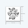 Medusa Temporary Tattoo Stickers | Magic Tattoos | Herbal Juice Tattoos | Lasting 1-2 Weeks | Realistic Fake Tattoos