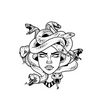 Medusa Temporary Tattoo Stickers | Magic Tattoos | Herbal Juice Tattoos | Lasting 1-2 Weeks | Realistic Fake Tattoos