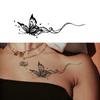 Butterflies in Flight Temporary Tattoo Sticker | Waterproof Magic Tattoo | Lasts up to 15 Days | Semi Permanent Tattoo