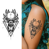Deer God Temporary Tattoo Sticker, Waterproof Magic Tattoo, Lasts to 15 Days Fake Tattoo, Semi Permanent Tattoo