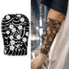 Flower Arm Temporary Tattoo Sticker | Waterproof | Lasts Up to 15 Days | Semi-Permanent Fake Tattoo