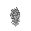 English Cursive Script Waterproof Temporary Tattoo | Lasts 15 Days