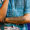 English Cursive Script Waterproof Temporary Tattoo | Lasts 15 Days