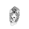 Romantic Leopard Temporary Tattoo | Magic Herbal Ink | Lasts 1-2 Weeks | Realistic Look | Water Resistant