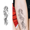 Mermaid Temporary Tattoo | Waterproof | Lasts 1-2 Weeks | Chafing Resistant