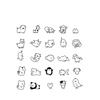 Small Animal World Temporary Tattoo Sticker | Waterproof | Lasts up to 15 Days | Semi-Permanent | Quick & Easy Application