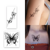 Butterfly Combination Temporary Tattoo | Lasts 1-2 Weeks | Waterproof | Anti-Friction