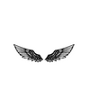 Winged Embrace | Temporary Feather Tattoos | Lasts Up To 2 Weeks | Water & Sweat Proof