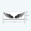 Winged Embrace | Temporary Feather Tattoos | Lasts Up To 2 Weeks | Water & Sweat Proof