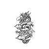 Eastern Dragon Temporary Tattoo Sticker, Waterproof Magic Tattoo, Lasts to 15 Days Fake Tattoo, Semi Permanent TattooEastern Dragon Temporary Tattoo | Waterproof | Lasts Up to 15 Days | Semi-Permanent | Magic Sticker