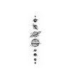 Planets Temporary Tattoo Sticker | Waterproof | Lasts Up to 15 Days | Semi-Permanent Look
