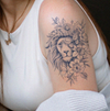Lion Temporary Tattoo Sticker | Waterproof | Lasts up to 15 Days | Semi Permanent | Fake Tattoo