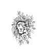 Lion Temporary Tattoo Sticker | Waterproof | Lasts up to 15 Days | Semi Permanent | Fake Tattoo