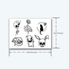 Simple Small Design Temporary Tattoo Sticker | Waterproof | Lasts up to 15 Days | Semi-Permanent Look