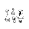 Simple Small Design Temporary Tattoo Sticker | Waterproof | Lasts up to 15 Days | Semi-Permanent Look