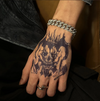 Joker King Skull Temporary Tattoo | Waterproof | Lasts Up to 15 Days | Semi-Permanent