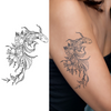 Hand-Painted Goldfish Temporary Tattoo | Lasts 1-2 Weeks | Water & Sweat Proof | Realistic Herbal Juice Tattoos