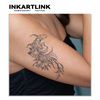 Hand-Painted Goldfish Temporary Tattoo | Lasts 1-2 Weeks | Water & Sweat Proof | Realistic Herbal Juice Tattoos