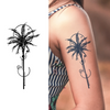 Coconut Tree Temporary Tattoo Sticker, Waterproof Magic Tattoo, Lasts to 15 Days Fake Tattoo, Semi Permanent Tattoo