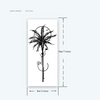 Coconut Tree Temporary Tattoo Sticker, Waterproof Magic Tattoo, Lasts to 15 Days Fake Tattoo, Semi Permanent Tattoo