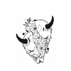 Flower Prajna Temporary Tattoo | Waterproof | Lasts 15 Days | Semi-Permanent Fake Tattoo