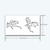 Pterosaur Temporary Tattoo | Waterproof | Lasts up to 15 Days | Semi-Permanent