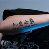 Life Is a Drama Temporary Tattoo | Waterproof | Lasts Up To 15 Days | Semi-Permanent Sticker
