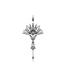 New Lotus Temporary Tattoo | Waterproof | Lasts Up to 15 Days | Semi-Permanent | Quick & Easy Application