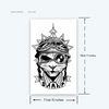 Majestic Pilot Temporary Tattoo Sticker | Waterproof | Lasts Up to 15 Days | Semi-Permanent Fake Tattoo