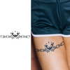 Armband Temporary Tattoo Sticker | Waterproof | Lasts up to 15 Days | Semi-Permanent | Butterfly Chain Design