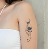 Ink Butterfly Temporary Tattoo Sticker, Waterproof Magic Tattoo, Lasts to 15 Days Fake Tattoo, Semi Permanent Tattoo
