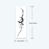 Ink Moon Temporary Semi-Permanent Tattoo Sticker: 1-2 Weeks of Waterproof, Friction-Proof Style
