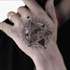 Eye of Heaven Temporary Tattoo Sticker, Waterproof Magic Tattoo, Lasts to 15 Days Fake Tattoo, Semi Permanent Tattoo