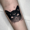 Cat Temporary Tattoo Sticker | Waterproof Magic Tattoo | Lasts up to 15 Days | Semi Permanent Fake Tattoo