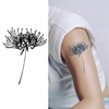 Equinox Flower Temporary Tattoo | Lasting 1-2 Weeks | Water & Sweat Proof | Ultra-Detailed Magic Tattoo Stickers