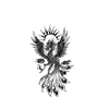 Phoenix Temporary Tattoo Sticker, Waterproof Magic Tattoo, Lasts to 15 Days Fake Tattoo, Semi Permanent Tattoo