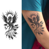 Phoenix Temporary Tattoo Sticker, Waterproof Magic Tattoo, Lasts to 15 Days Fake Tattoo, Semi Permanent Tattoo
