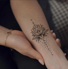 Lotus Temporary Tattoo Sticker | Waterproof | Lasts up to 15 Days | Semi Permanent Fake Tattoo