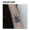 Skeleton Spider Temporary Tattoo | Waterproof & Long-Lasting | Ultra-Detailed Design | 15-Day Wear