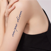 English Carpe Diem Temporary Tattoo Stickers, Waterproof Magic Tattoo, Lasts to 15 Days Fake Tattoo, Semi Permanent Tattoo.