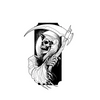 Undead Messenger Temporary Tattoo Stickers, Magic Tattoos, Herbal Juice Tattoos, Lasting 1-2 Weeks, Realistic Fake Tattoos