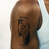 Undead Messenger Temporary Tattoo Stickers, Magic Tattoos, Herbal Juice Tattoos, Lasting 1-2 Weeks, Realistic Fake Tattoos