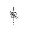 Compass Temporary Tattoo Sticker | Waterproof | Lasts up to 15 Days | Semi-Permanent Fake Tattoo